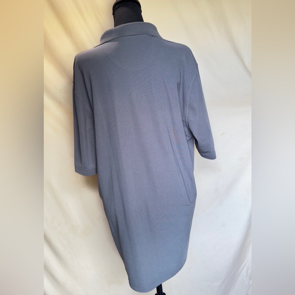 Greg Norman Collection Gray Polo Shirt - Picture 3 of 4